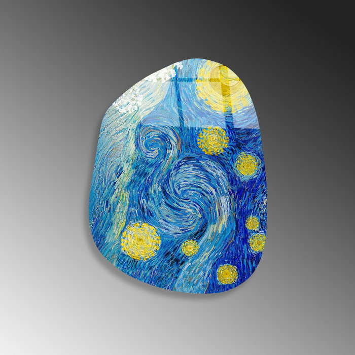Wallity Cuadro Decorativo de Vidrio Templado Multicolor 35 x 50 cm